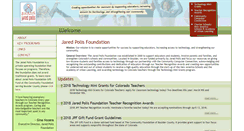 Desktop Screenshot of jaredpolisfoundation.org
